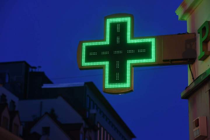 Enseigne lumineuse pharmacie