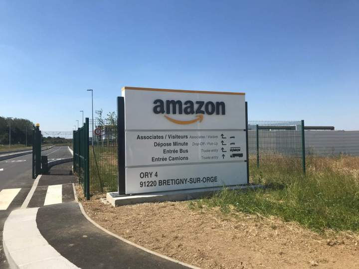 Signalétique site amazon