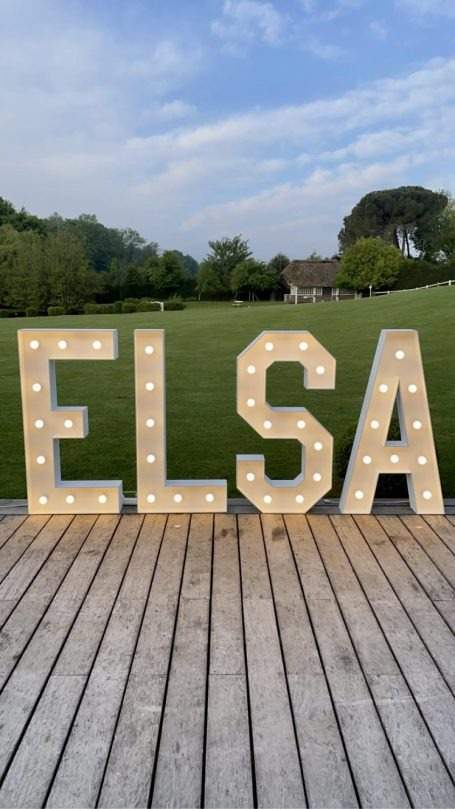 Lettres LED